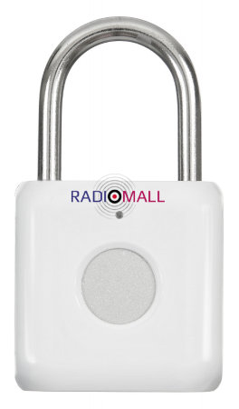 Умный замок Digma SmartLock P1 навесной разбл.отпеч.паль. 100mAh белый (SRP1)