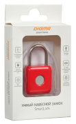 Умный замок Digma SmartLock P1 навесной разбл.отпеч.паль. 100mAh красный (SRP1)