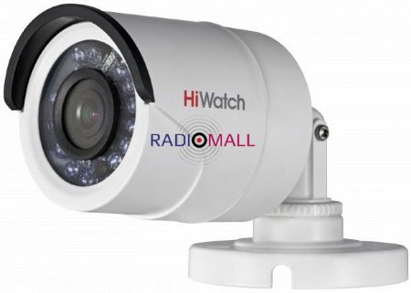 Камера видеонаблюдения Hikvision HiWatch DS-T200 (B) 2.8-2.8мм HD-CVI HD-TVI цветная корп.:белый