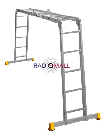 Лестница алюминиевая шарнирная (T445)