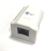 RJ-45-1 (8P8C) CAT5e, 1 выход (LISTED) компьютерная розетка