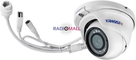 Видеокамера IP Trassir TR-D8121IR2 2.8-2.8мм цветная корп.:белый