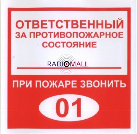 Плёнка (В 02) ответственный за противопожарное состояние (200х200)