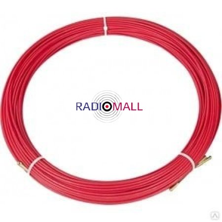 Протяжка кабельная REXANT (мини УЗК в бухте), стеклопруток, d=3,5 мм 70 м, красная (47-1070)