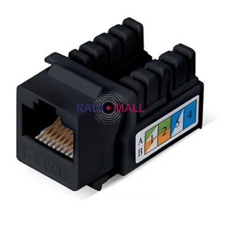 KJ-RJ45-Cat.6-90-BK (9483c)