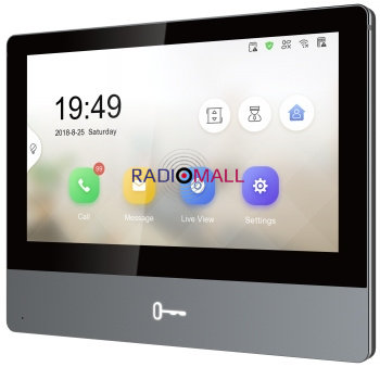 Видеодомофон Hikvision DS-KH8350-TE1 серебристый