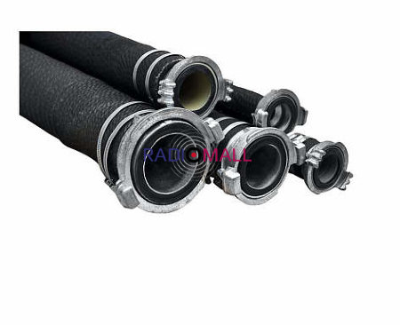 ​​Рукав пожарный всасывающий гофрированный класс "В"  группа "1" 50мм с головками ГР-50 (4 хомута винтовых)