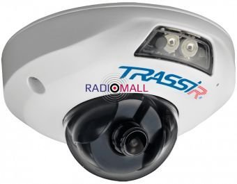 Видеокамера IP Trassir TR-D4121IR1 2.8-2.8мм цветная корп.:белый