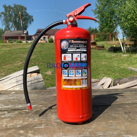 Порошковый огнетушитель ОП-4 (з) АВСЕ