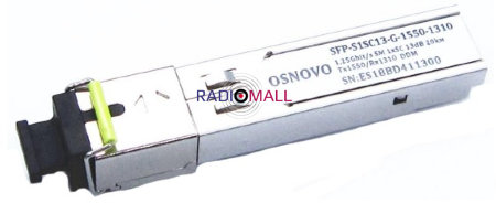 Модуль Osnovo SFP-S1SC13-G-1550-1310