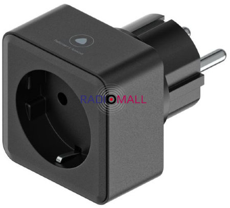 Умная розетка Yandex YNDX-0007B EU VDE Wi-Fi черный